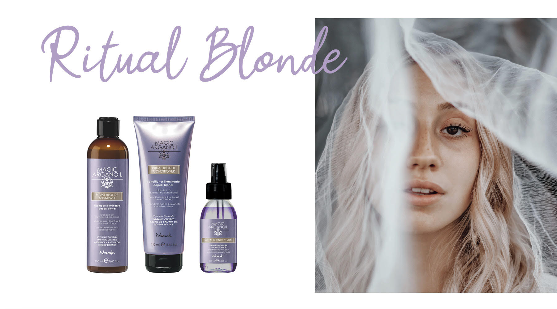 Naujas veidas NOOK asortimente - Ritual Blonde linija
