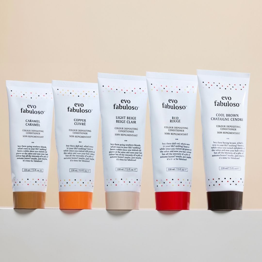 evo fabuloso caramel mini spalvos palaikymo kondicionierius