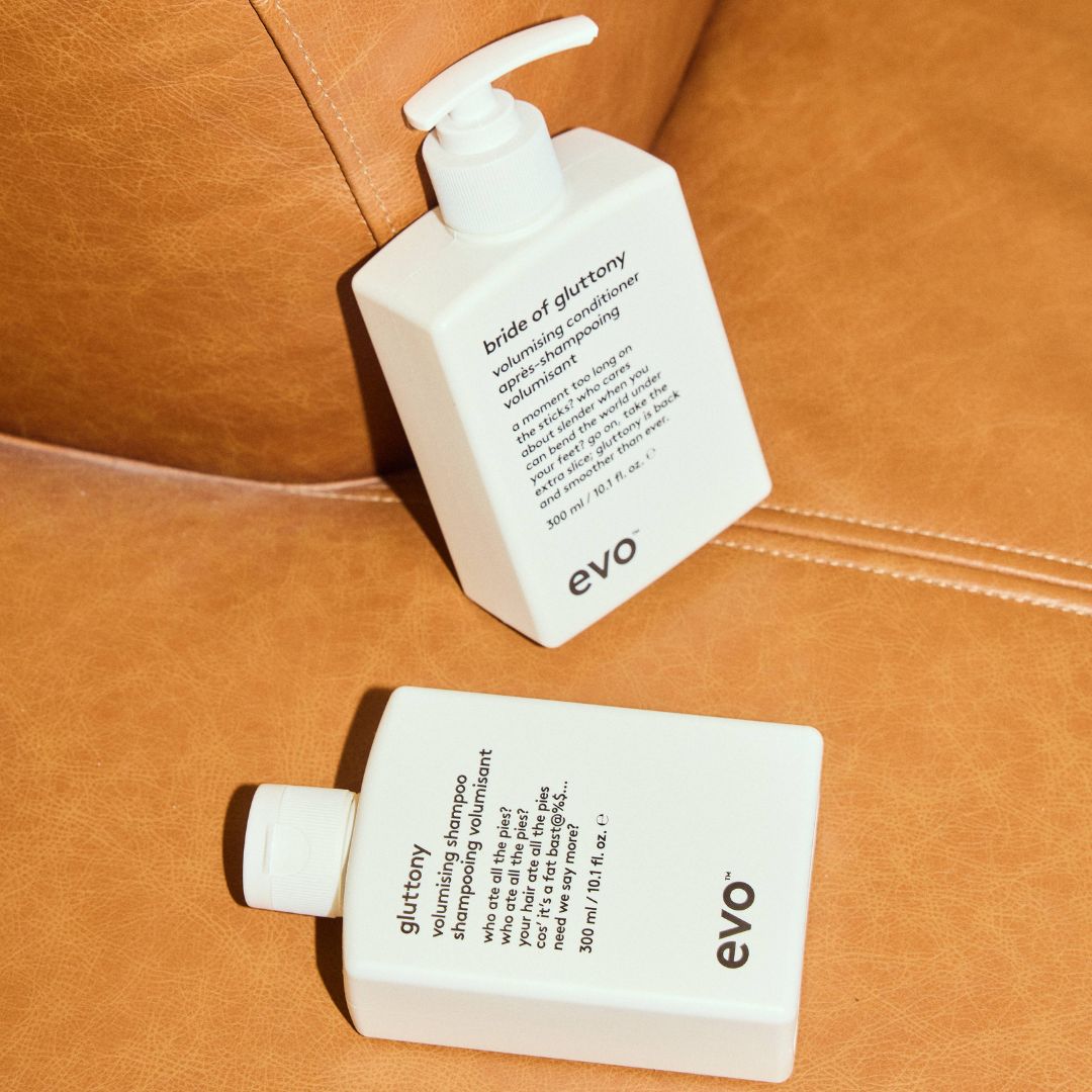 evo gluttony apimties suteikiantis šampūnas