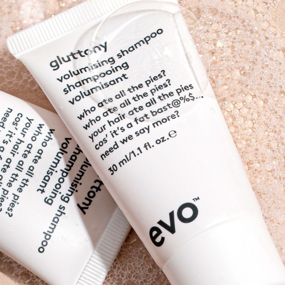 evo gluttony mini apimties suteikiantis šampūnas