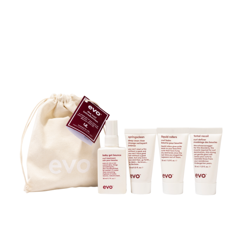 the curl introduction: mini liquid rollers + total recoil + baby got bounce + springsclean