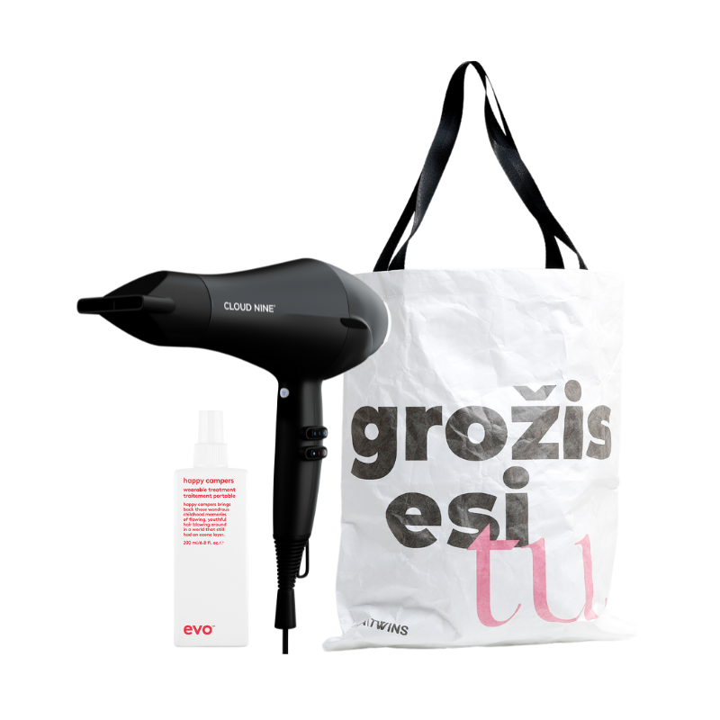 Cloud Nine rinkinys “Airshot & Happy Campers & Tote bag”