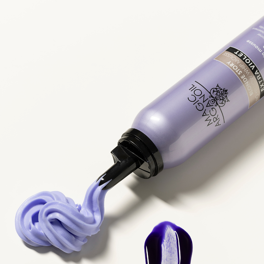 Nook Magic Arganoil BLONDE STORY NO YELLOW tonuojančios putos