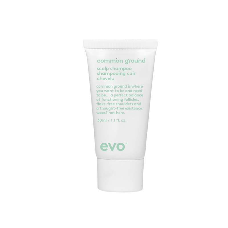 evo common ground scalp mini šampūnas jautriai odai