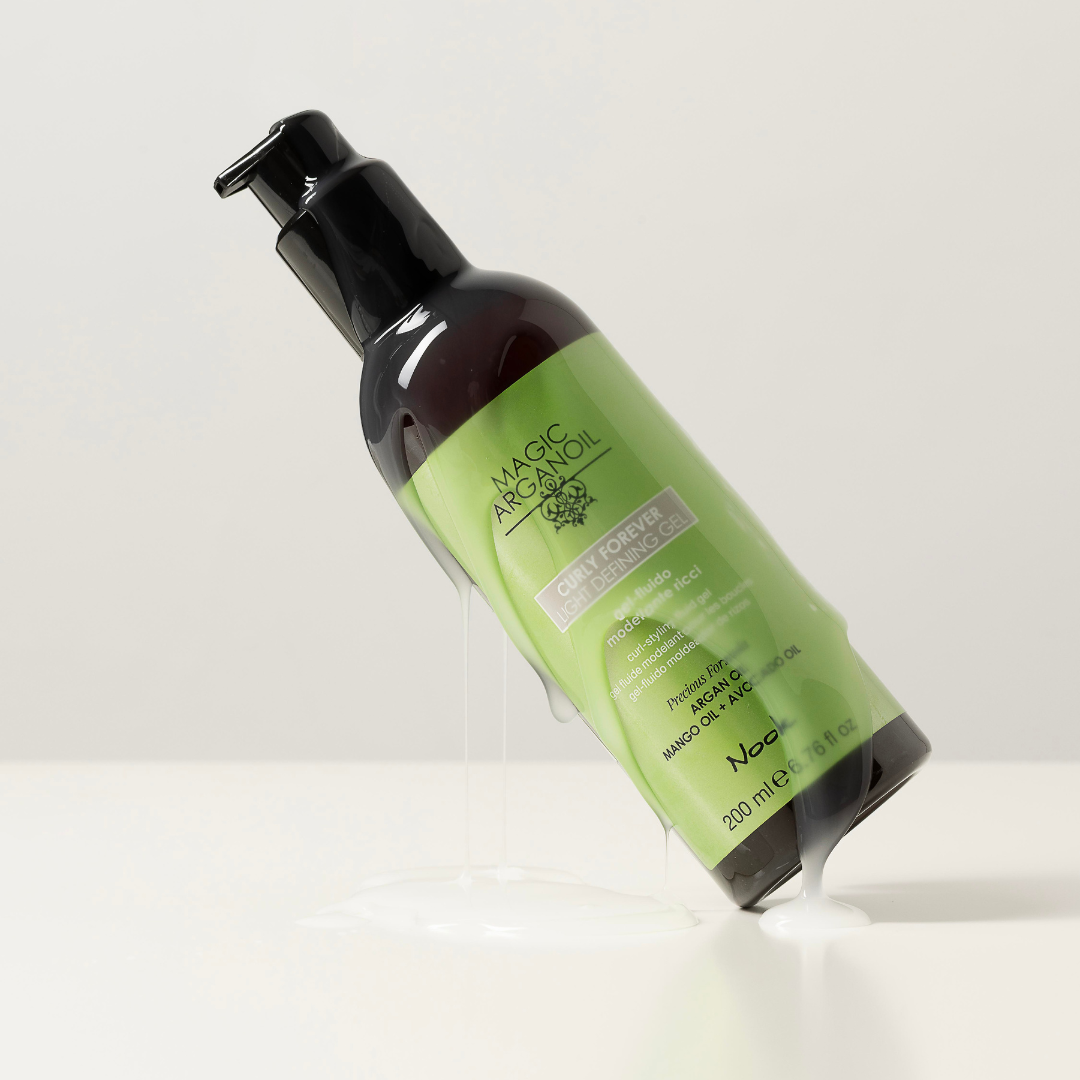 Nook Magic Arganoil CURLY FOREVER lengvos fiksacijos garbanų formavimo gelis
