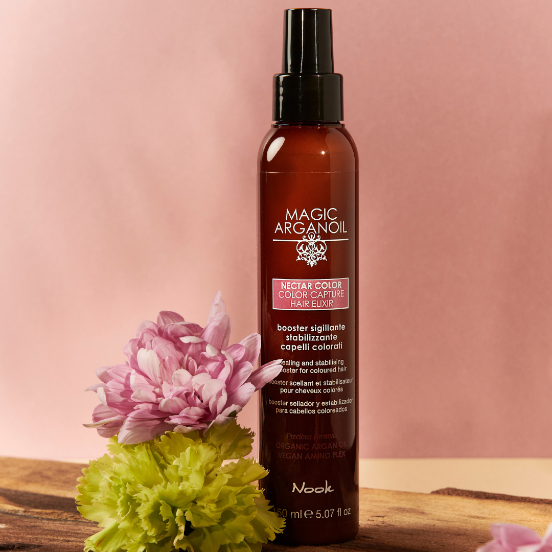 Nook Magic Arganoil NECTAR COLOR spalvą saugantis plaukų eliksyras