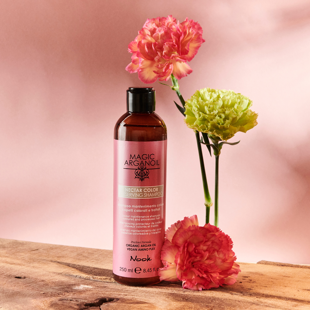 Nook Magic Arganoil NECTAR COLOR šampūnas dažytiems plaukams