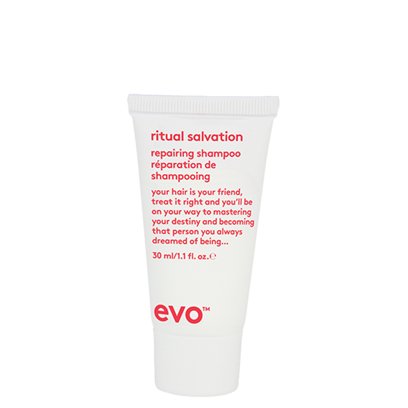 the repair introduction: mini ritual salvation šampūnas + kondicionierius + kaukė + happy campers