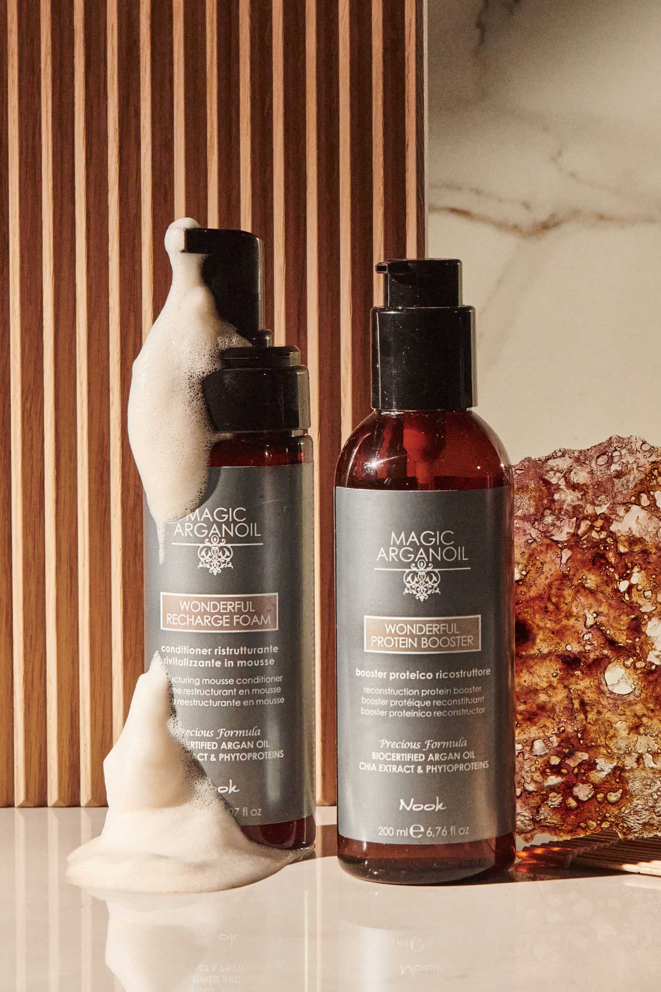 Nook Magic Arganoil WONDERFUL baltymų ir fitoproteinų busteris