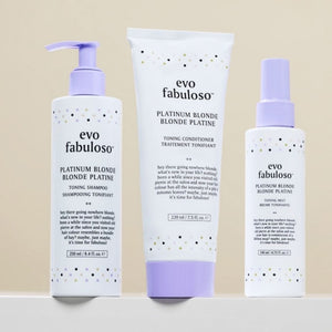 evo fabuloso platinum blonde spalvos palaikymo kondicionierius