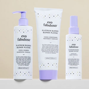 evo fabuloso platinum blonde mini tonuojantis šampūnas