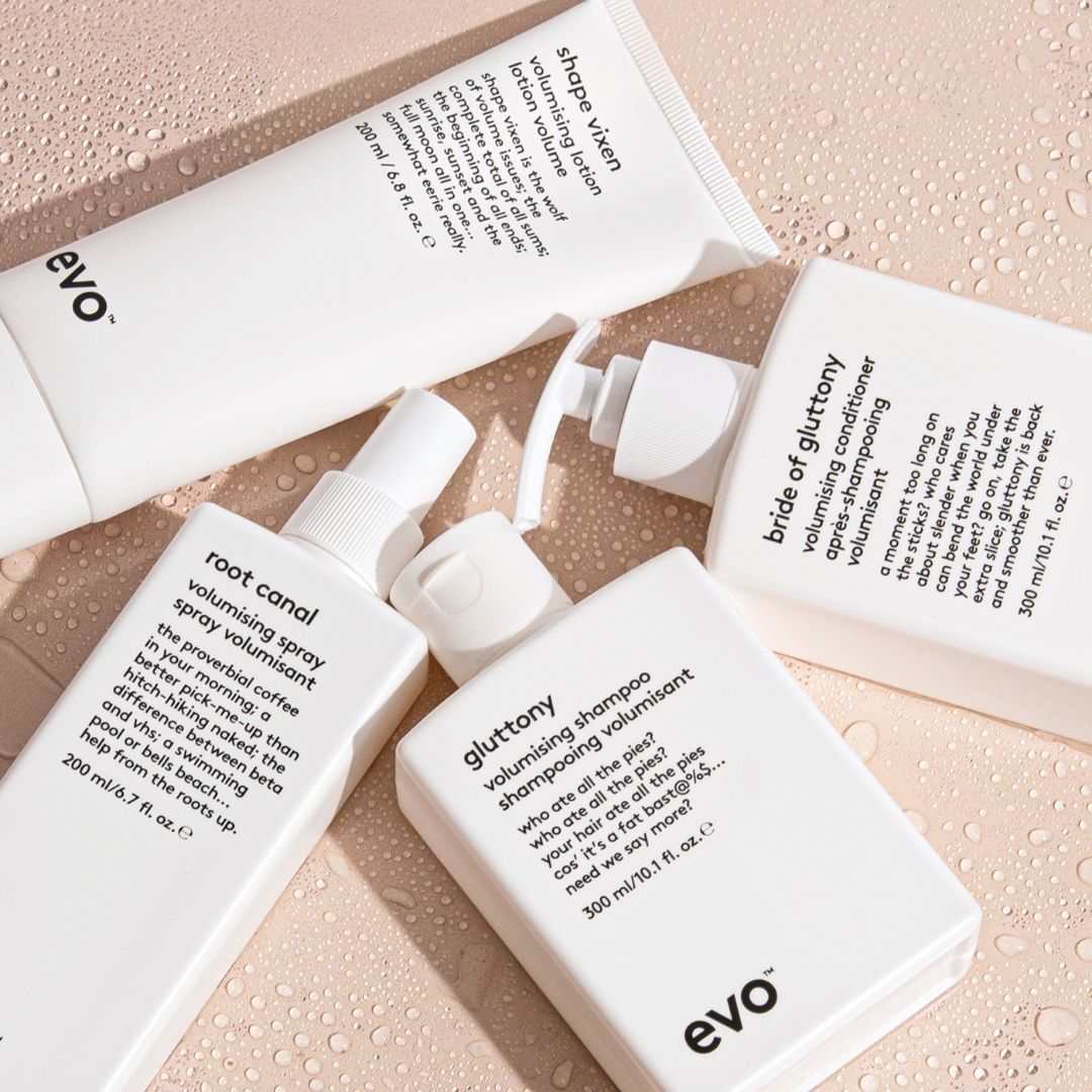 evo gluttony apimties suteikiantis šampūnas