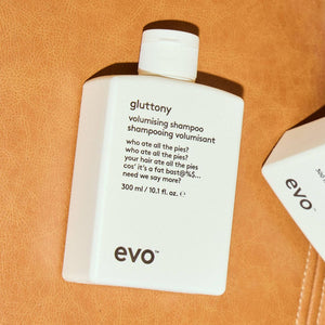 evo gluttony apimties suteikiantis šampūnas