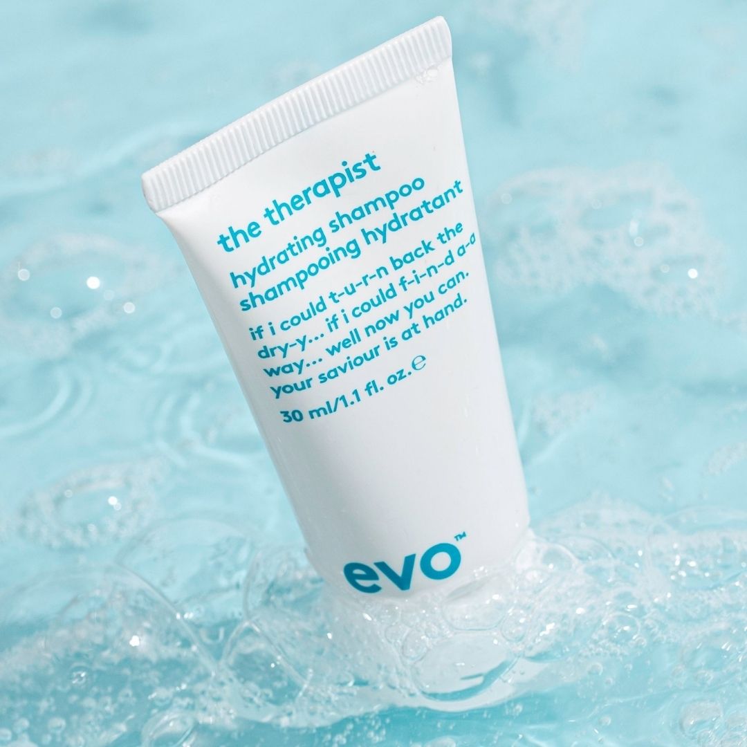 evo the therapist drėkinamasis mini šampūnas