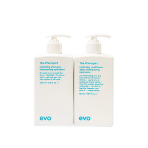evo buddies hydrate: the therapist šampūnas + kondicionierius