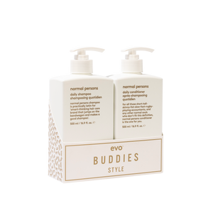 evo buddies style: normal persons šampūnas + kondicionierius