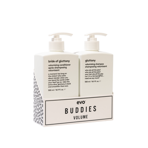 evo buddies volume: gluttony šampūnas + kondicionierius