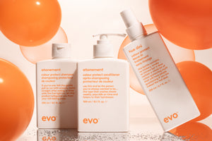 evo colour for keeps: atonement šampūnas + kondicionierius + hue dini nenuskalaujamas kondicionierius + kosmetinė