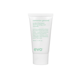 evo common ground scalp mini šampūnas jautriai odai
