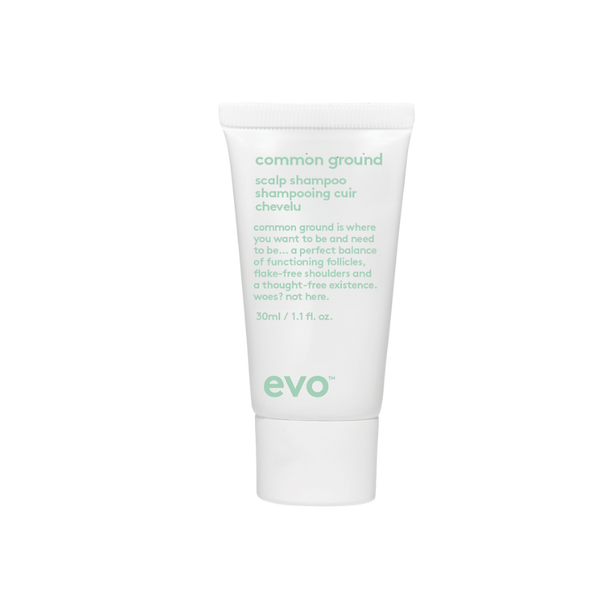 evo common ground scalp mini šampūnas jautriai odai
