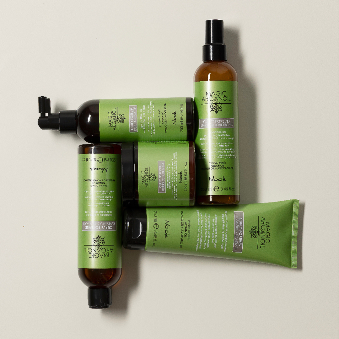 Nook Magic Arganoil CURLY FOREVER nenuskalaujamas kondicionierius