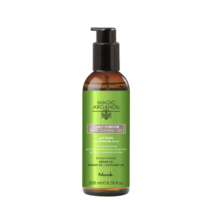 Nook Magic Arganoil CURLY FOREVER lengvos fiksacijos garbanų formavimo gelis
