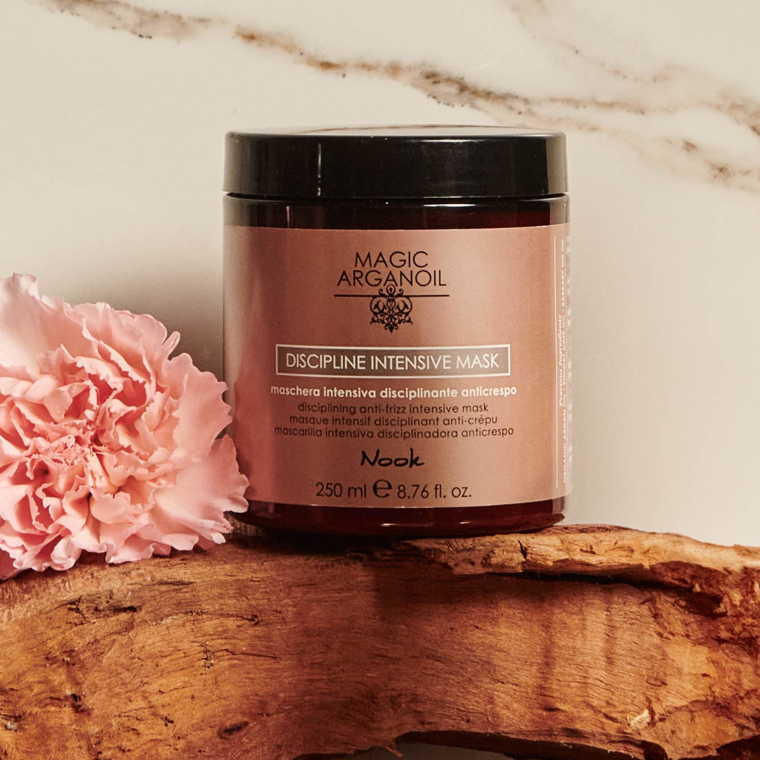 Nook Magic Arganoil DISCIPLINE kaukė besišiaušiantiems plaukams
