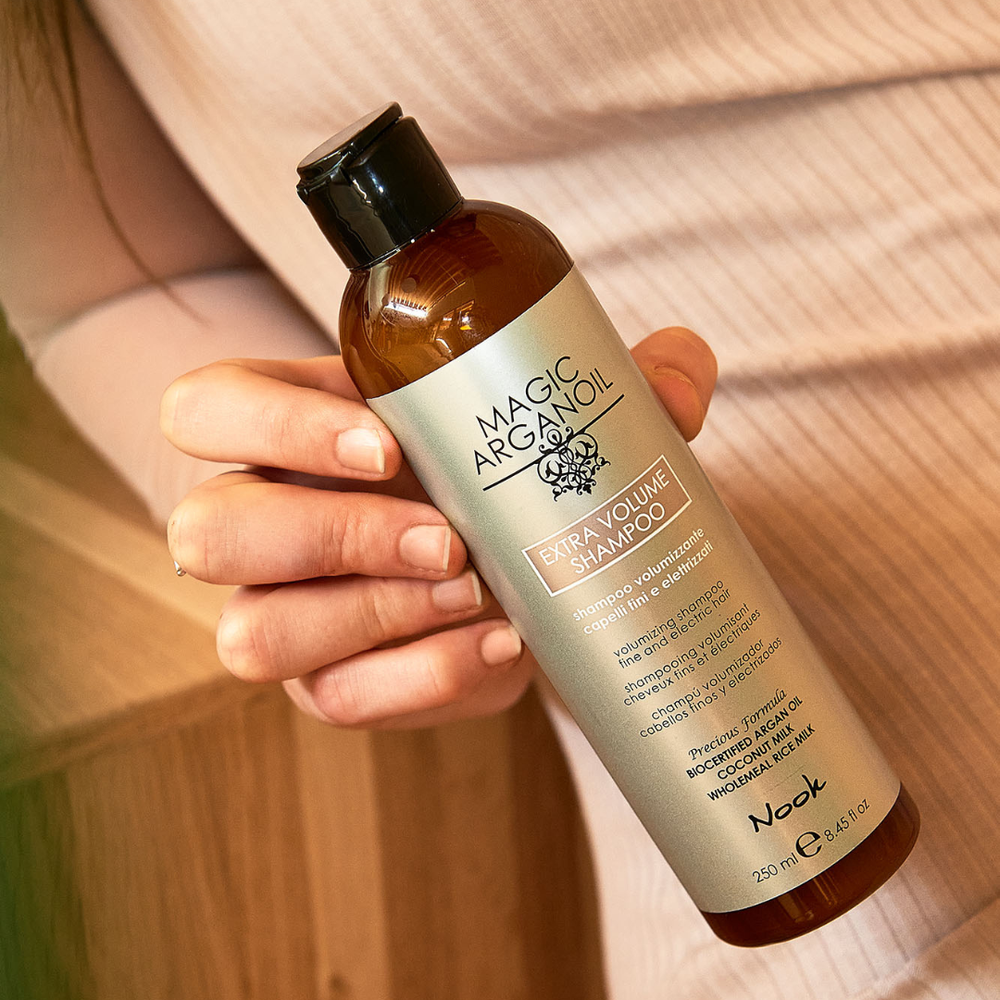 Nook magic arganoil EXTRA VOLUME apimties šampūnas