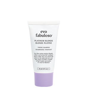 evo fabuloso platinum blonde mini tonuojantis šampūnas